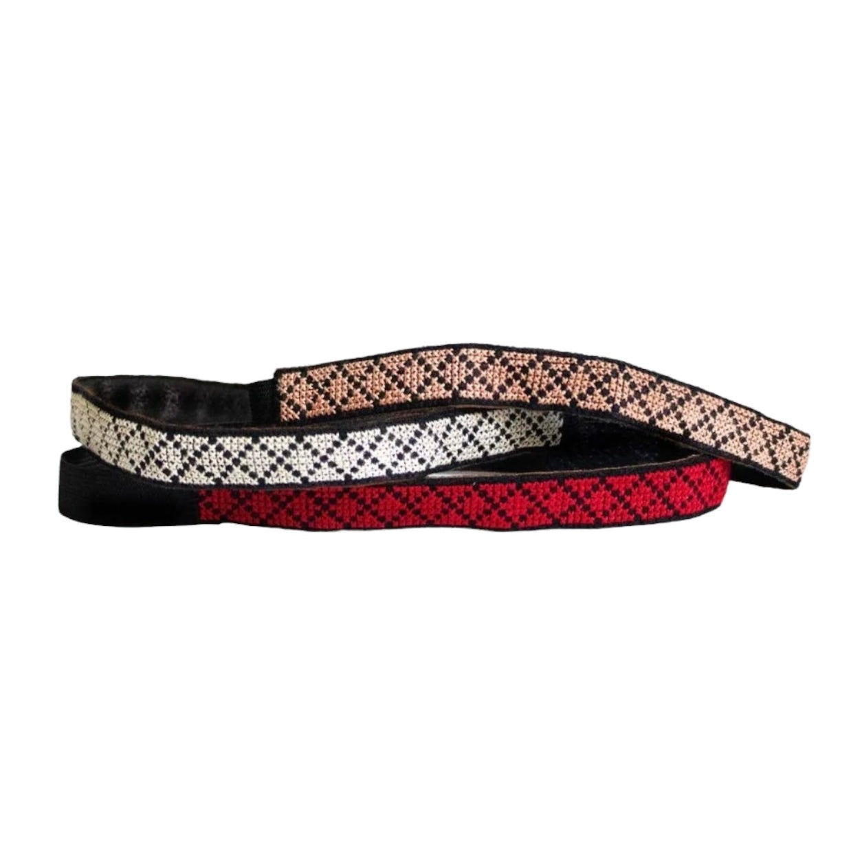 Hand-Made Embroidery Tatreez Headband - Red