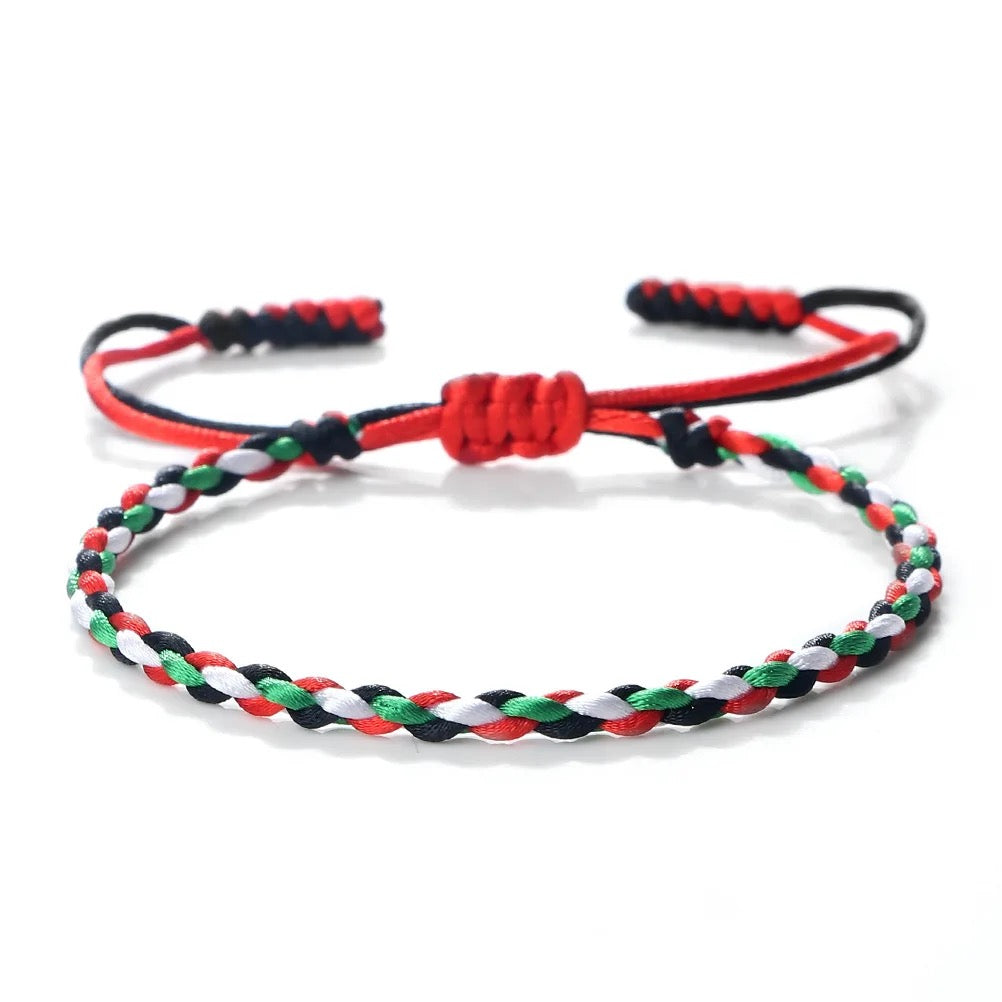 Palestine Adjustable Cord Bracelets