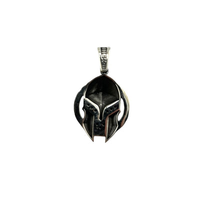 Sterling Silver CZ Gladiator Mens Necklace