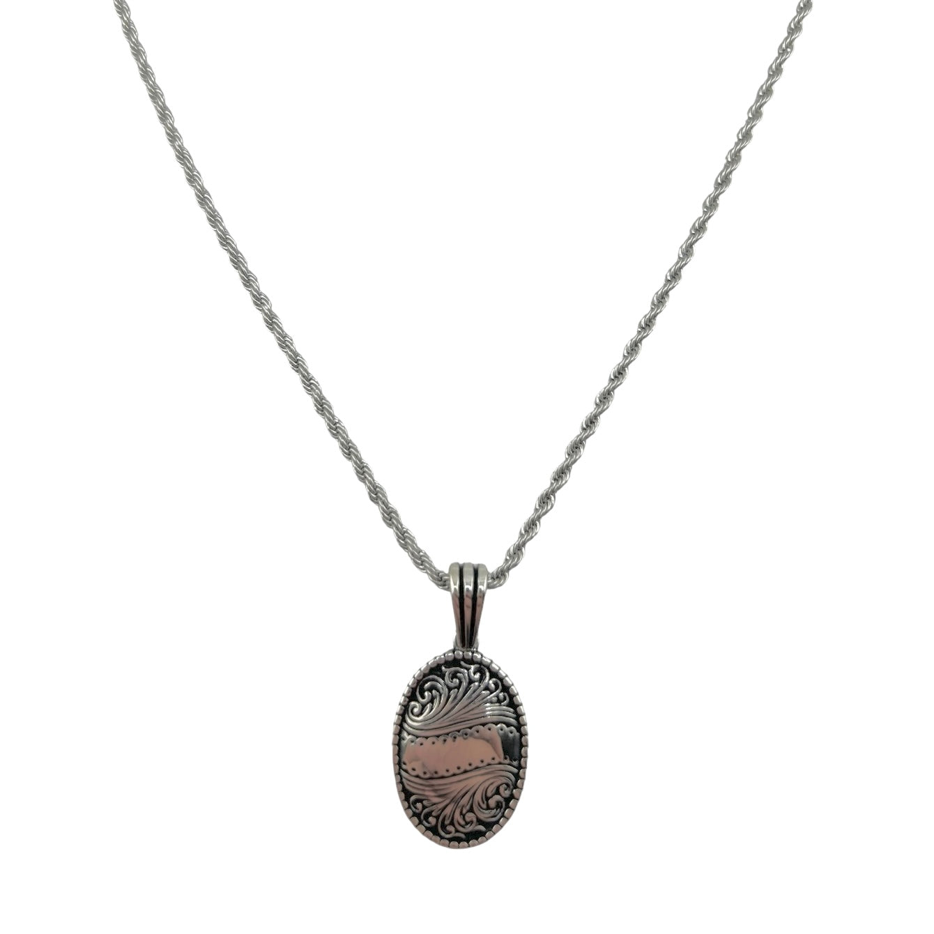 Sterling Silver Mens Necklace