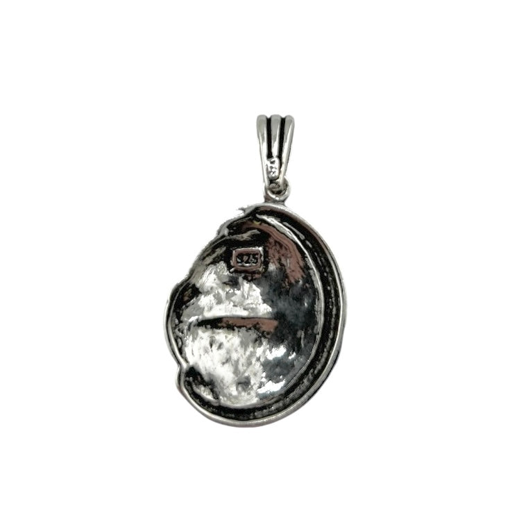 Sterling Silver Eagle Mens Necklace