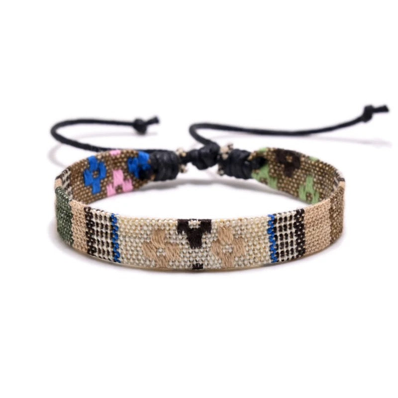 Tatreez Design Friendship Adjustable Bracelet