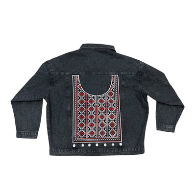 Embroidery Tatreez Jean Jacket