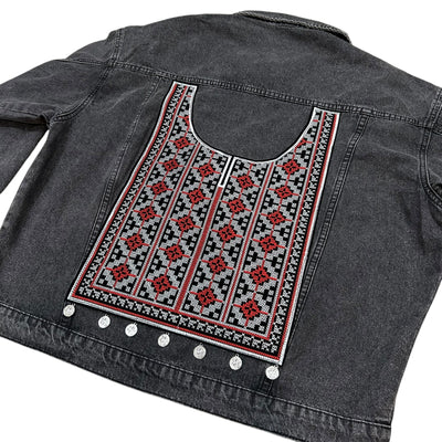 Embroidery Tatreez Jean Jacket