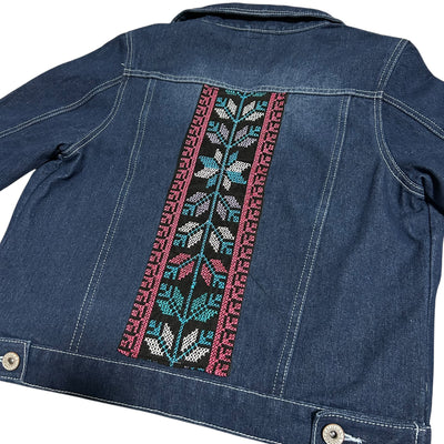 Embroidery Tatreez Jean Jacket