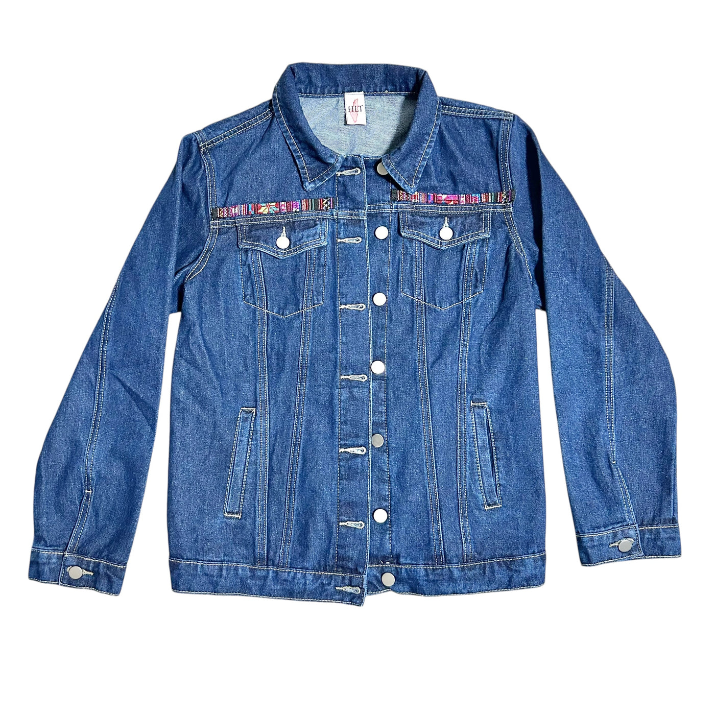 Embroidery Tatreez Jean Jacket