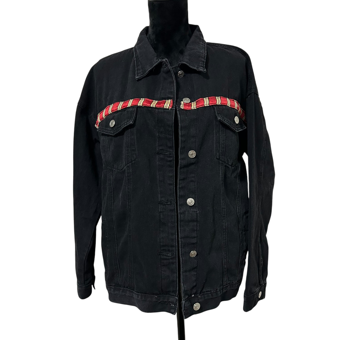 Embroidery Tatreez Jean Jacket