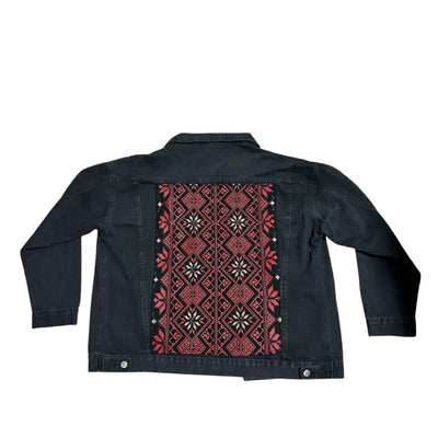 Embroidery Tatreez Jean Jacket