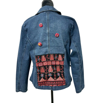 Embroidery Tatreez Jean Jacket