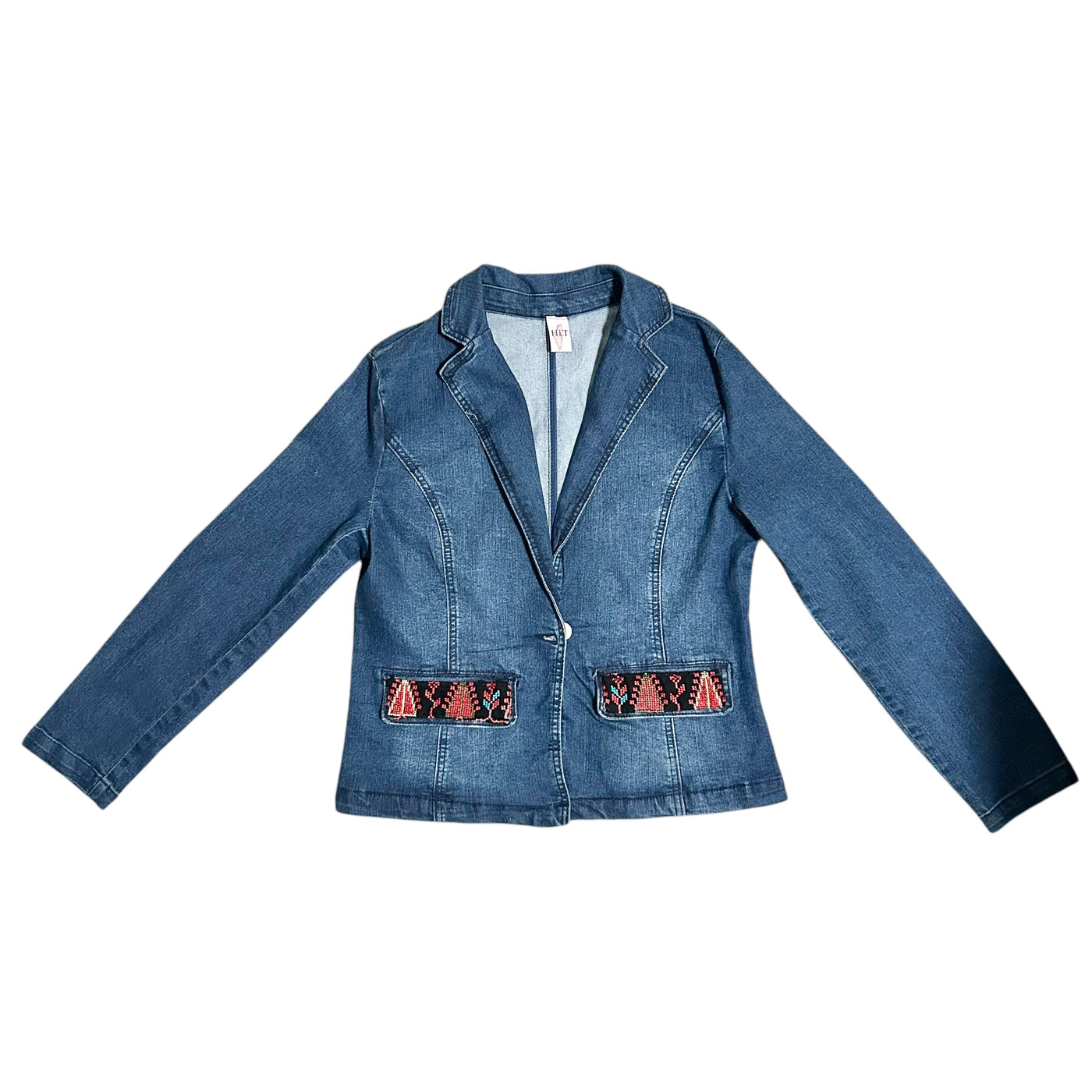 Embroidery Tatreez Jean Jacket