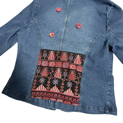 Embroidery Tatreez Jean Jacket