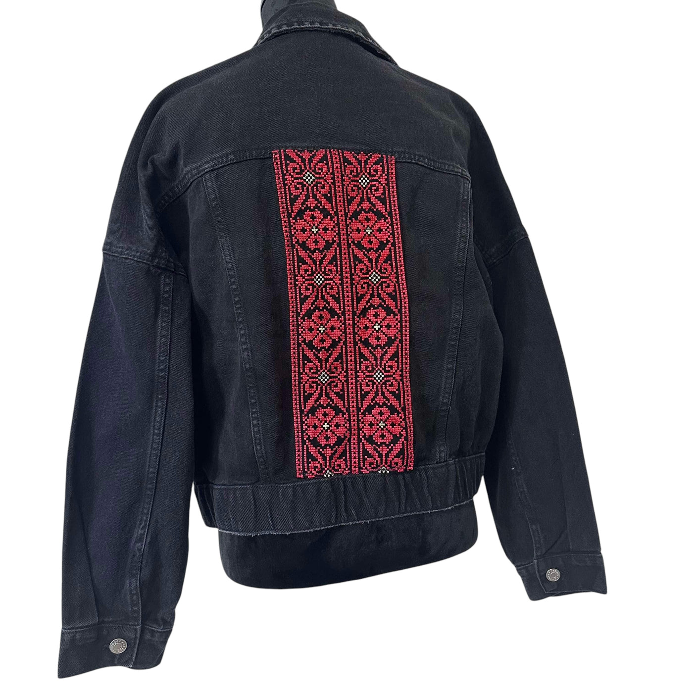 Embroidery Tatreez Jean Jacket