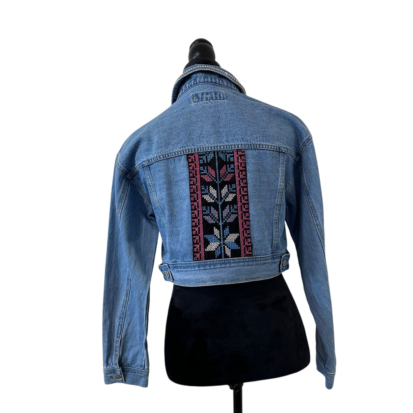 Embroidery Tatreez Jean Jacket